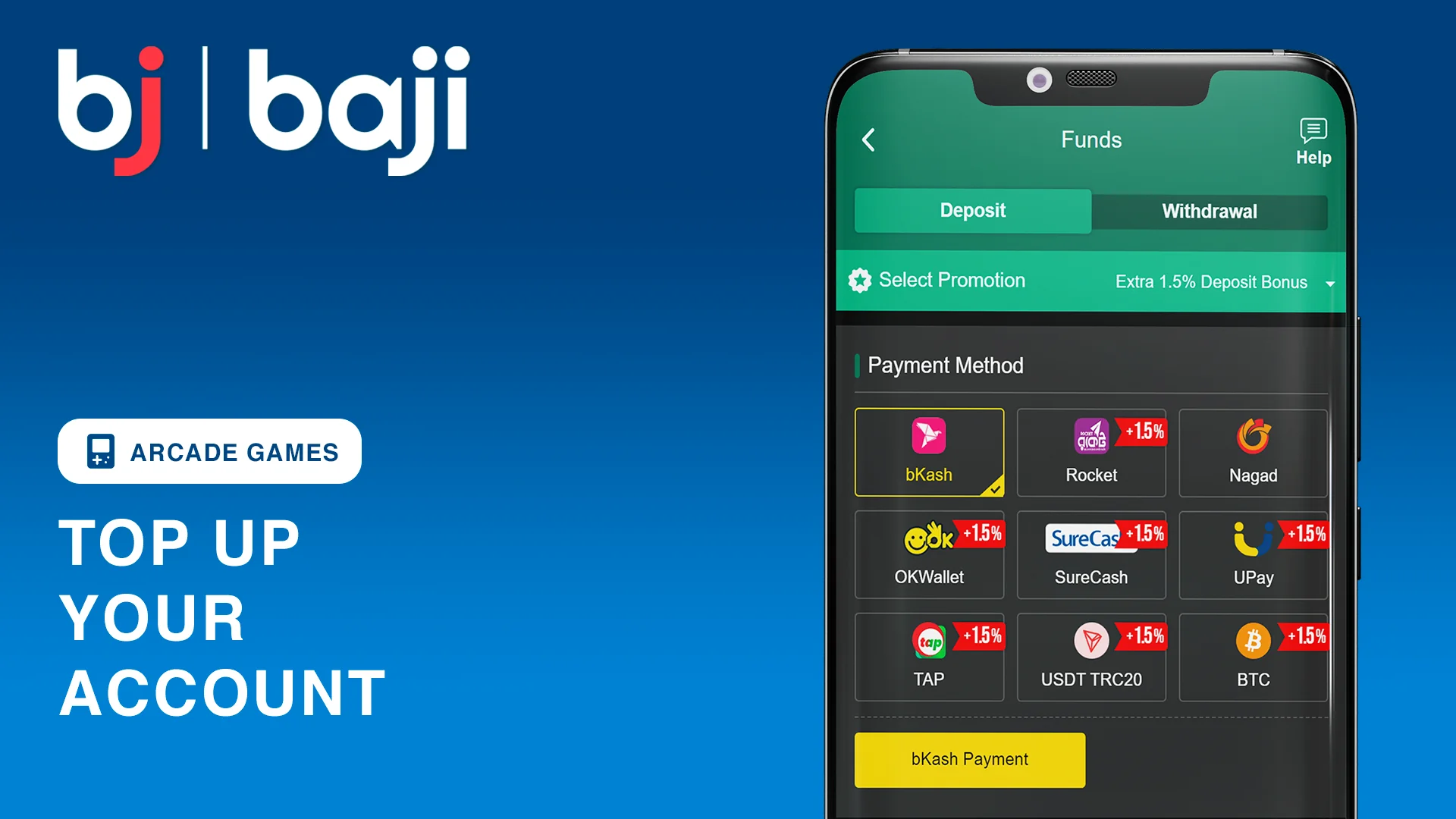 Top up Baji Bangladesh Account