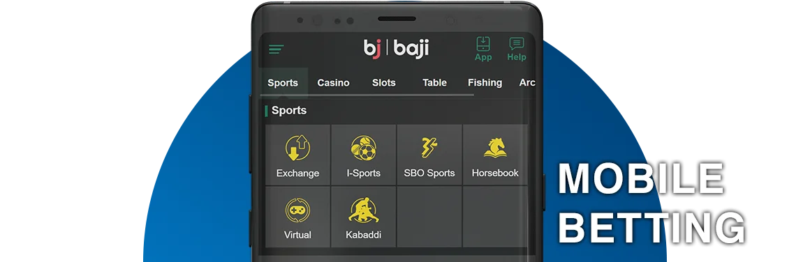 Baji বেটিং মোবাইলেও উপলব্ধ - iOS, Android এবং মোবাইল ওয়েবসাইট৷