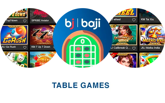 Baji টেবিল গেমার বিভাগে ক্যাসিনোর প্রয়োজনীয় জিনিস রয়েছে: রুলেট, ব্ল্যাকজ্যাক, পোকার এবং অন্যান্য জনপ্রিয় গেম